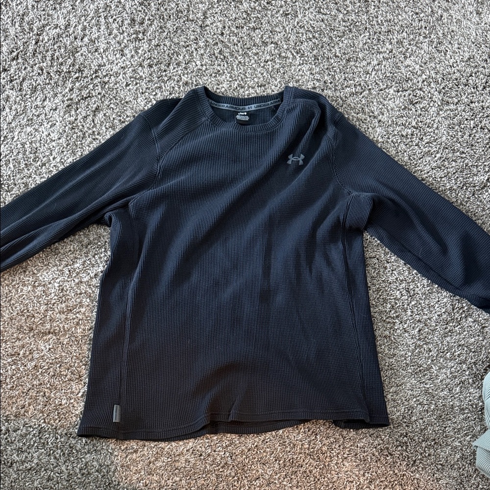 Under Armour Charcoal Ribbed Crewneck